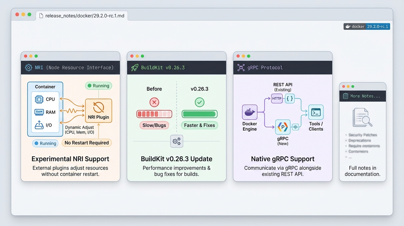docker 29.2.0-rc.1 release notes