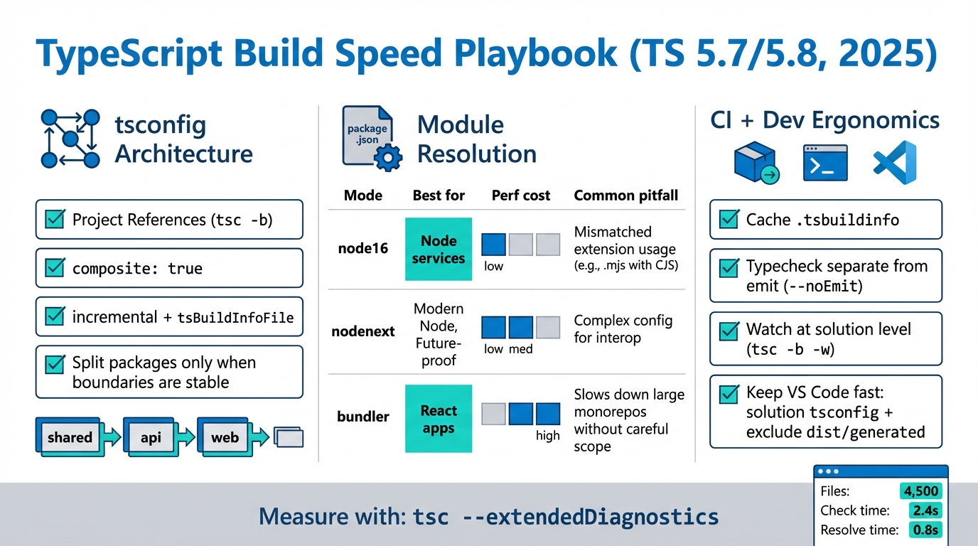 speed up TypeScript build