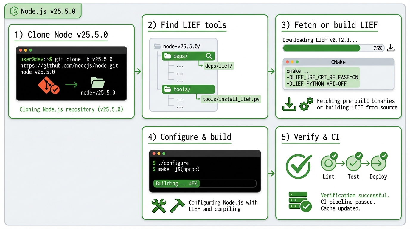 [nodejs] pull LIEF dependency