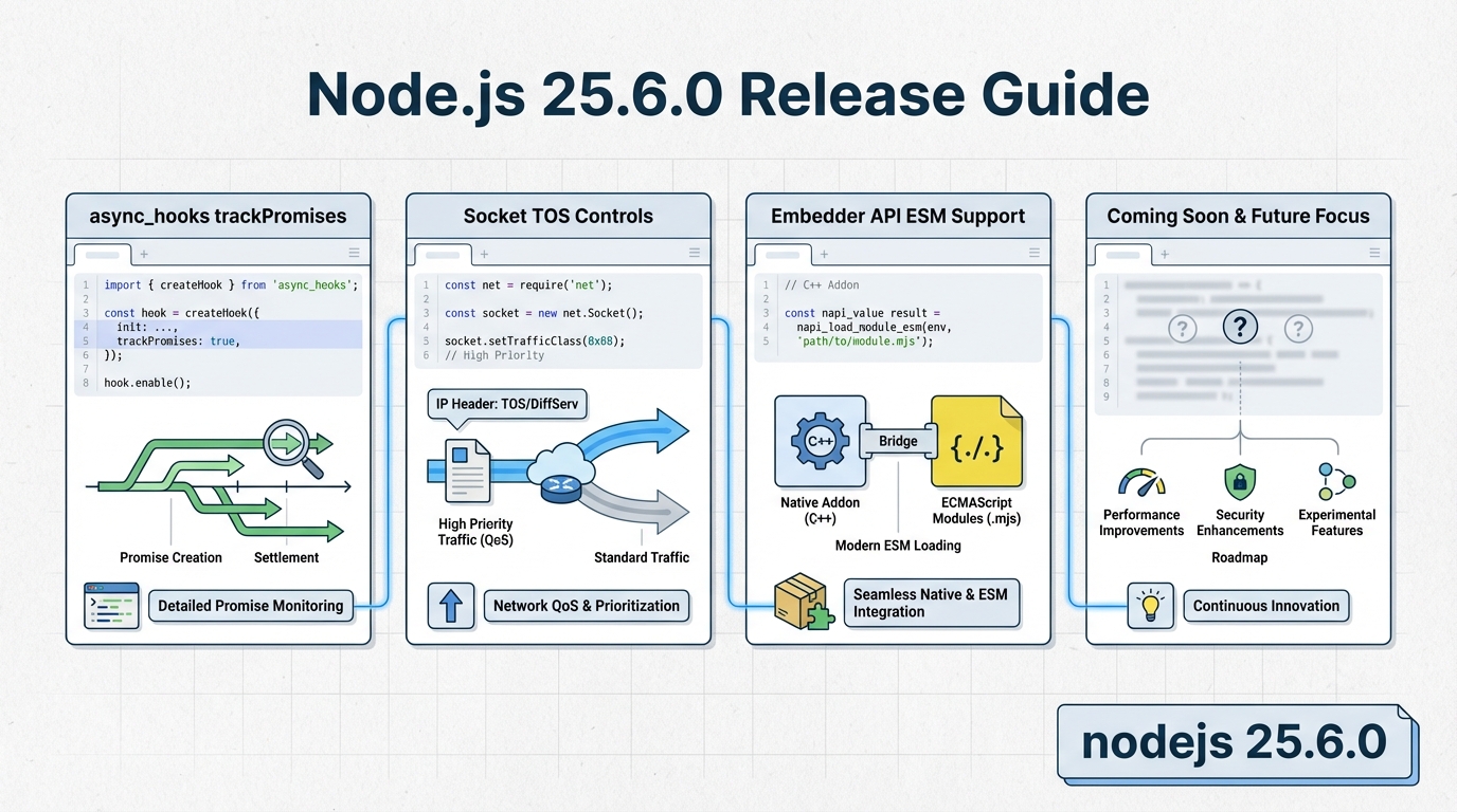 Node.js 25.6.0 release notes
