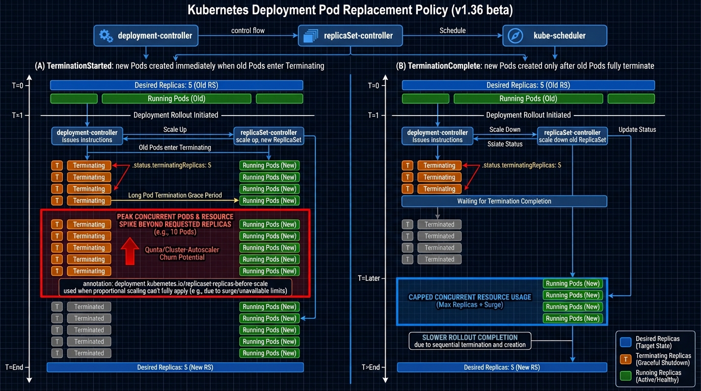 Kubernetes PodReplacementPolicy