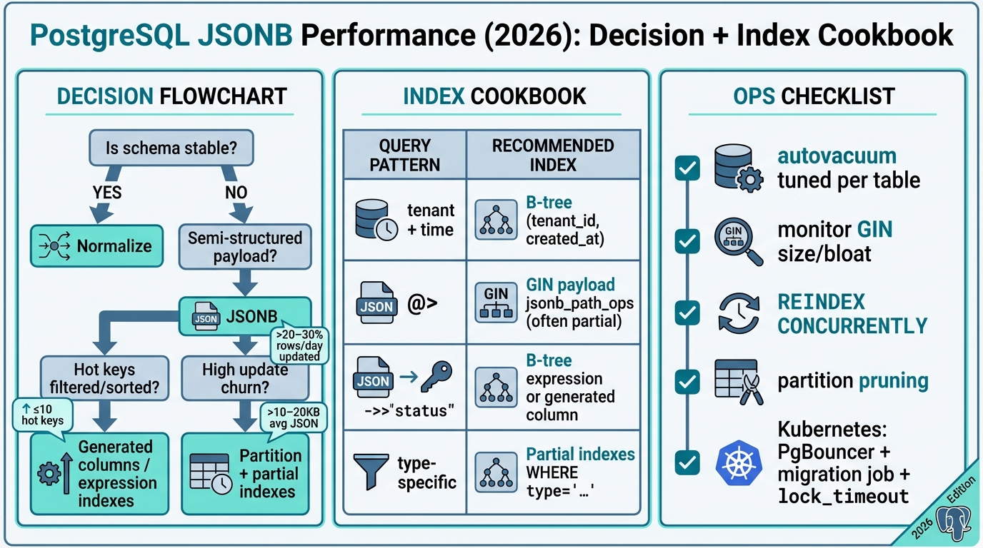 PostgreSQL JSONB performance tuning