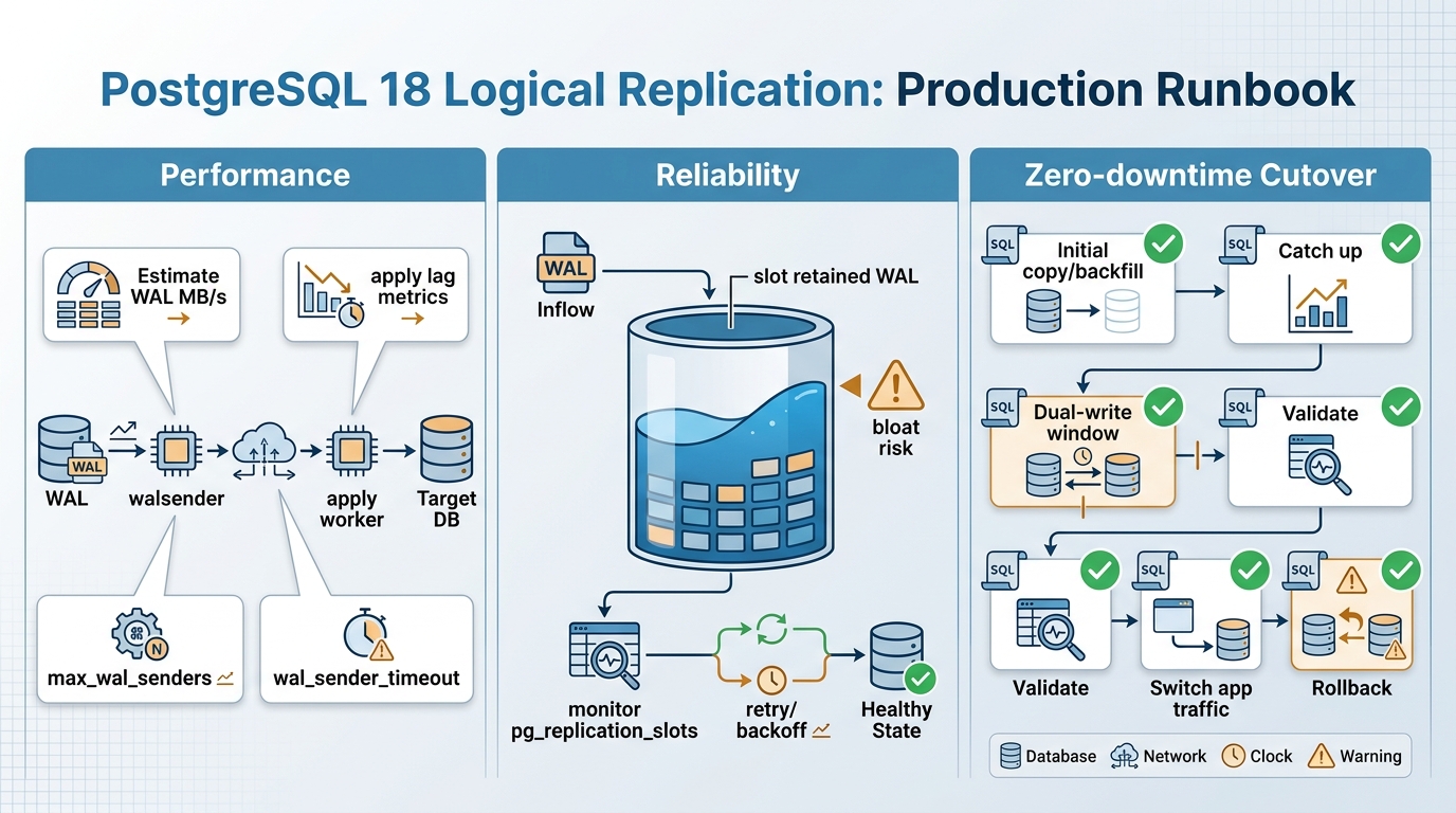 PostgreSQL 18 logical replication