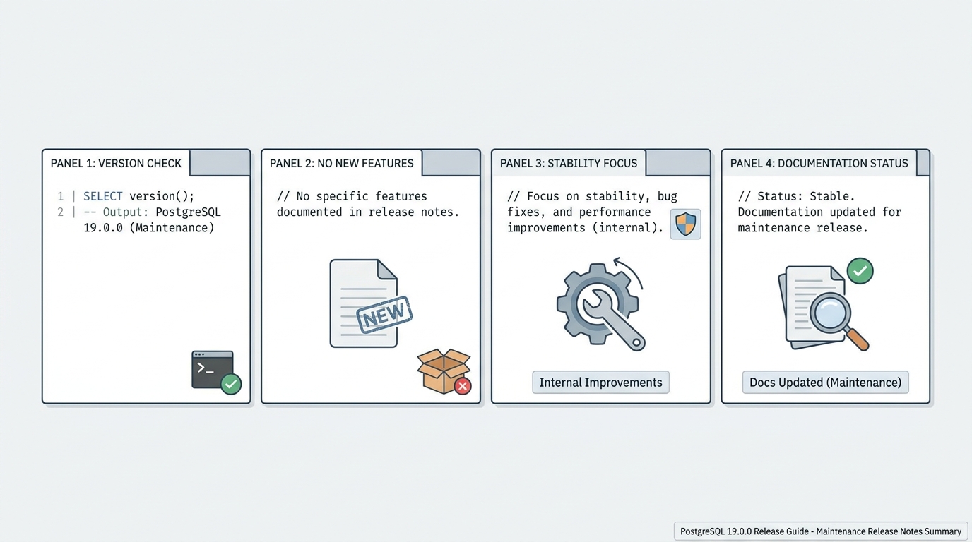 postgresql 19.0.0 release notes